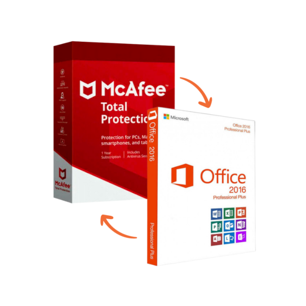 Office 2016 Professional + McAfee Total Protection